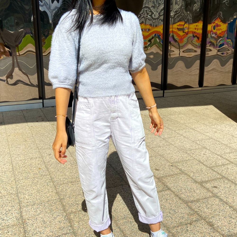 Lilac/light purple jeans waist 30-32